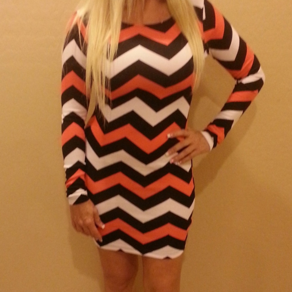 Bodycon Striped Dress NWOT